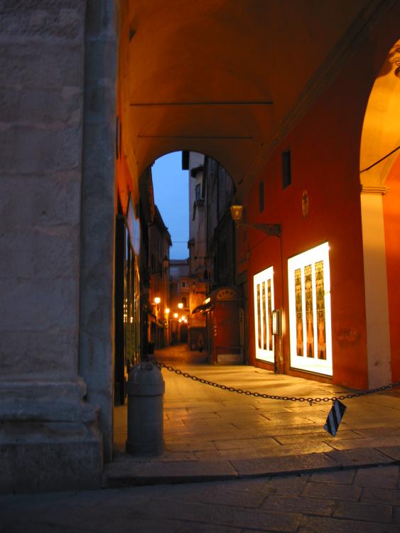 image Via delle Clavature in the evening