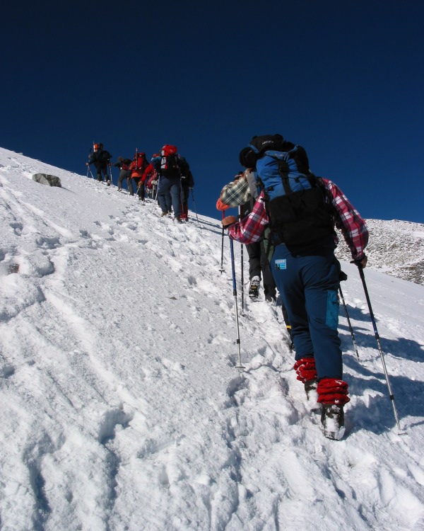 image Climbing the Schneebiger Nock