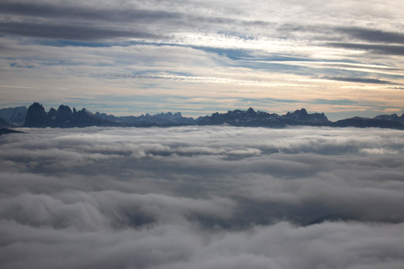 image Above the clouds during a walk near Brixen