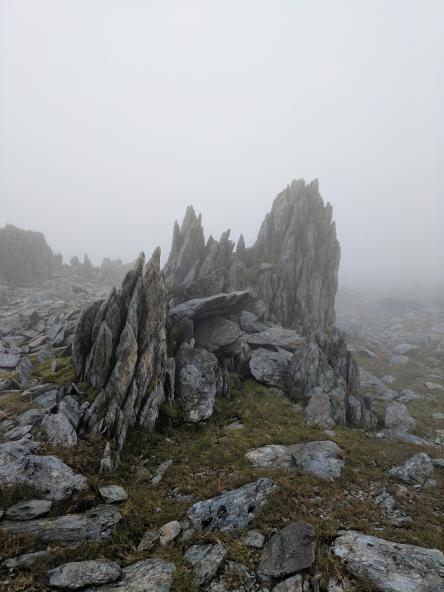 image Rock formation on the way to Glyder Fawr