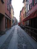 image An unusually empty Via del Pratello at 6:00 AM