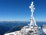 image Frozen cross on mount Magerstein
