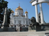 image Cathedral of Christ the Savior and Monument to Alexander II