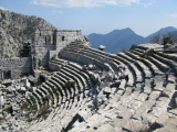 image Hellenistic theatre in Termessos (r)