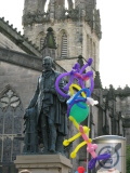 image Monument to Adam Smith during the Fringe Festival