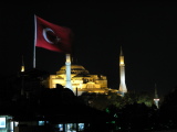 image Hagia Sophia by night