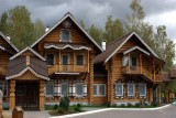 image Richly decorated wooden house in Solotcha