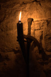 image A torch in a medieval pub in Visby
